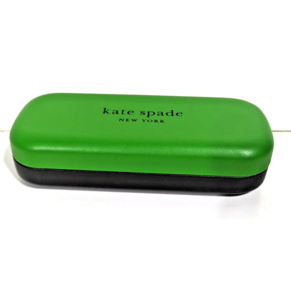 Kate Spade Hard Case ONLY Sunglass Eye Glasses Reader Emerald Green & Black